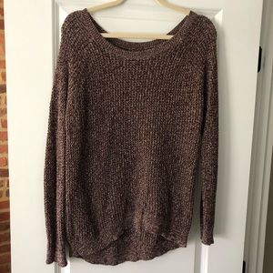 Rubbish brown knit sweater